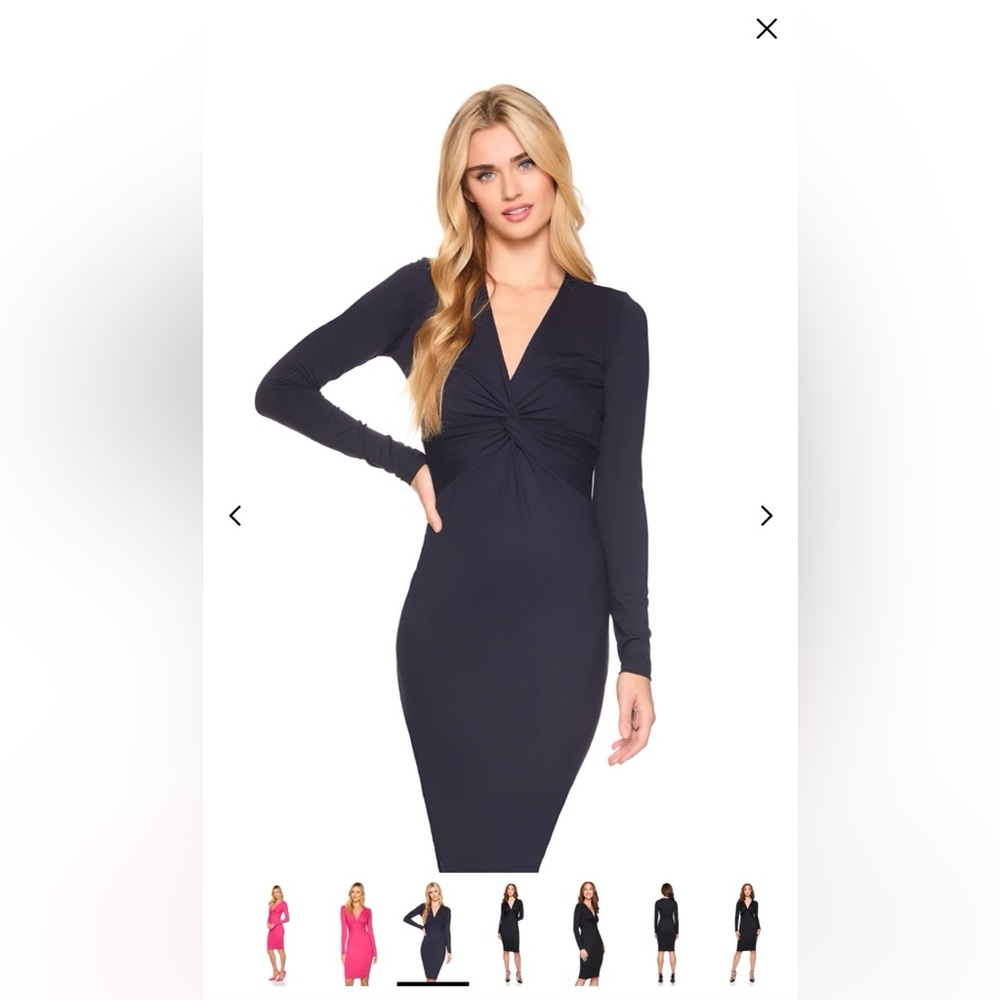 Susan Monaco Twist Front Dress XS NWT